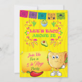 Lasst uns über die Party Einladung reden (Vorderseite)