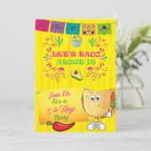 Lasst uns über die Party Einladung reden (Stehend Vorderseite)