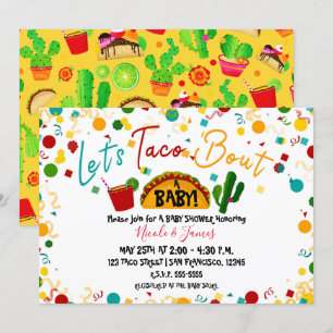 Lasst uns über eine Babyshower-Party sprechen Einladung