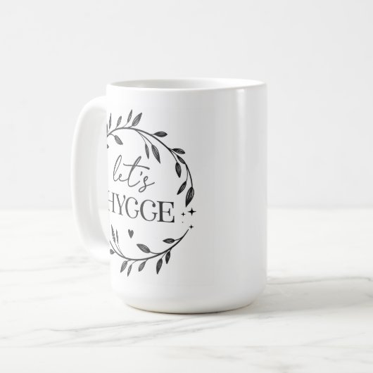 Lasst uns überziehen kaffeetasse (Vorderseite Links)