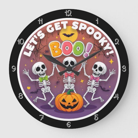 Lasst uns unbesonnen werden große wanduhr (Vorderseite)