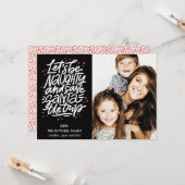 Lasst uns ungezogen gerettet Santa die Reise Funny Karte (Vorderseite/Rückseite Beispiel)