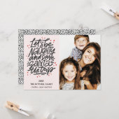 Lasst uns ungezogen gerettet Santa die Reise Funny Karte (Vorderseite/Rückseite Beispiel)