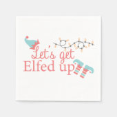 Lasst uns uns die Urlaubsnapkins aufkochen Serviette (Vorderseite)