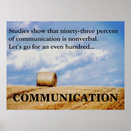 Lasst uns unsere Kommunikationsfähigkeiten verbess Poster (Vorne)