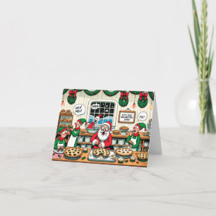 Lasst uns unseren Weihnachtsgeist spielen Karte