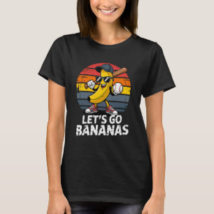 Lasst uns verrückte Bananen sein Lustige Banane T-Shirt
