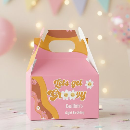 Lasst uns Vintagen Geburtstag erfrischend feiern Geschenkschachtel