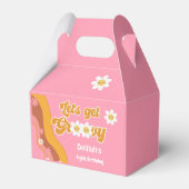 Lasst uns Vintagen Geburtstag erfrischend feiern Geschenkschachtel (Rückseite)