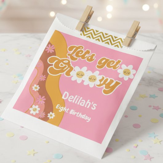 Lasst uns Vintagen Geburtstag erfrischend feiern Geschenktütchen