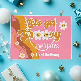 Lasst uns Vintagen Geburtstag erfrischend feiern Große Geschenktüte