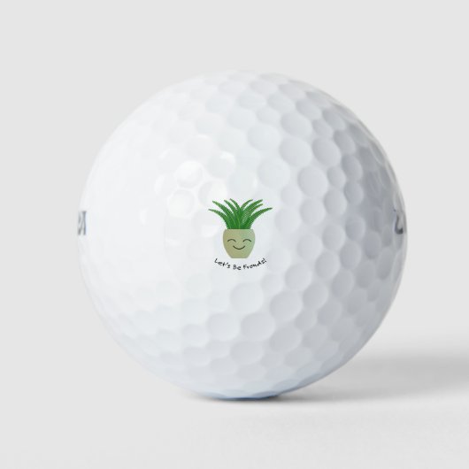 Lasst uns vor den Fronten liegen Golfball (Vorderseite)