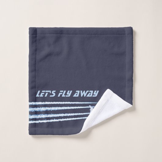 Lasst uns wegfliegen ✈ badhandtuch set (Waschlappen)