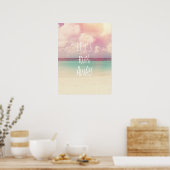 Lasst uns weglaufen Wanderlust Poster (Küche)