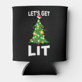 Lasst uns Weihnachten aufleuchten Dosenkühler (Vorderseite)