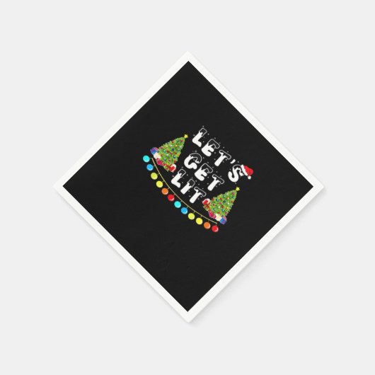 Lasst uns Weihnachten Essenziell bekommen Serviette (Ecke)