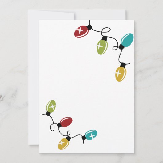 Lasst uns Weihnachten genießen Einladung (Rückseite)