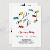 Lasst uns Weihnachten genießen Einladung (Vorne/Hinten)