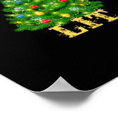 Lasst uns Weihnachten genießen Poster (Ecke)