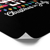 Lasst uns Weihnachten genießen Poster (Ecke)