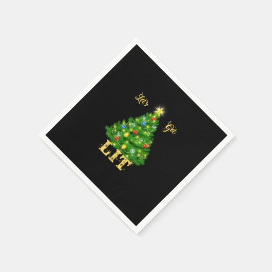 Lasst uns Weihnachten genießen Serviette (Ecke)