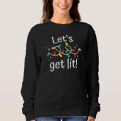 Lasst uns Weihnachten genießen Sweatshirt (Vorderseite)