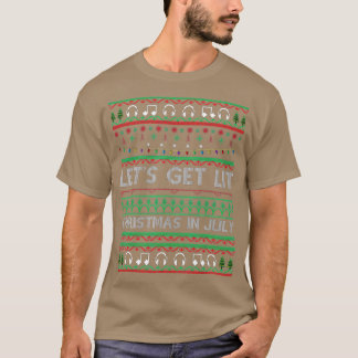 Lasst uns Weihnachten im Juli Weihnachten Weihnach T-Shirt