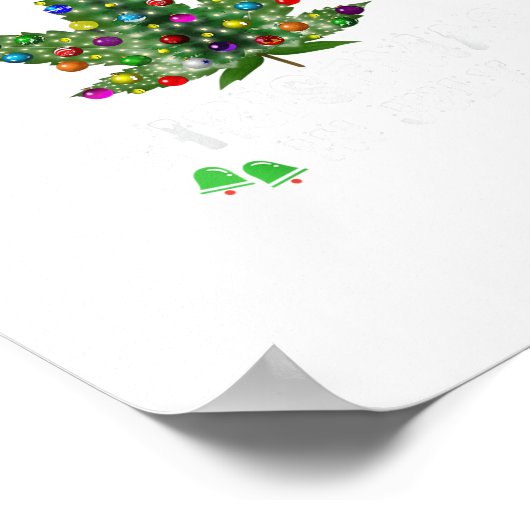 Lasst uns Weihnachten im Juli Weihnachtsbaum bekom Poster (Ecke)