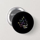 Lasst uns Weihnachten Ketamin holen Button (Vorne & Hinten)