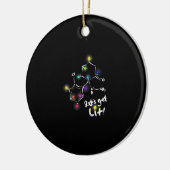 Lasst uns Weihnachten Ketamin holen Keramik Ornament (Links)