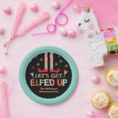 Lasst uns Weihnachten Party Elf erledigen Pappteller (Party)