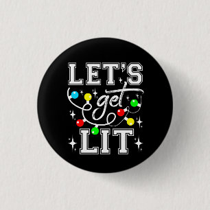 Lasst uns Weihnachten Party Funny - Weihnachten Li Button