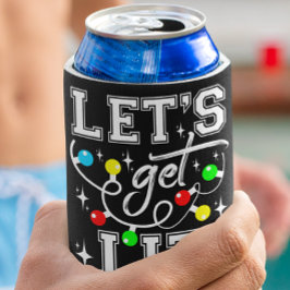 Lasst uns Weihnachten Party Funny - Weihnachten Li Dosenkühler