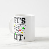 Lasst uns Weihnachten Party Funny - Weihnachten Li Kaffeetasse (Vorderseite Links)