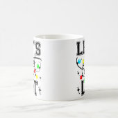 Lasst uns Weihnachten Party Funny - Weihnachten Li Kaffeetasse (Mittel)