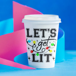 Lasst uns Weihnachten Party Funny - Weihnachten Li Pappbecher