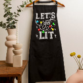 Lasst uns Weihnachten Party Funny - Weihnachten Li Schürze