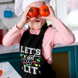 Lasst uns Weihnachten Party Funny - Weihnachten Li Schürze