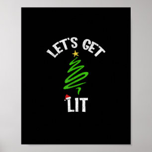 Lasst uns Weihnachten trinken lassen Poster