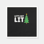 Lasst uns Weihnachten trinken. Serviette (Vorderseite)