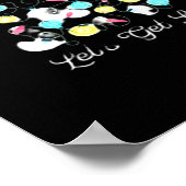 Lasst uns Weihnachten Weihnachten Lights Funny Pun Poster (Ecke)