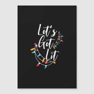 Lasst uns Weihnachten Weihnachten Weihnachten Weih Magnetkarte