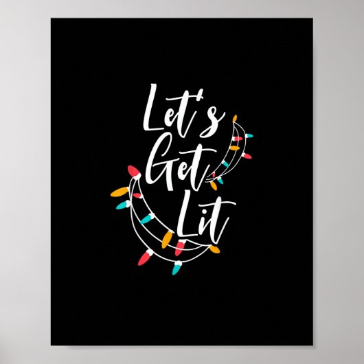 Lasst uns Weihnachten Weihnachten Weihnachten Weih Poster (Vorne)