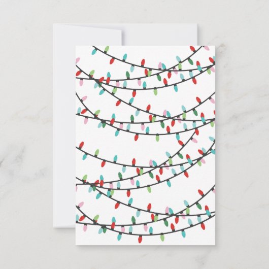 Lasst uns Weihnachts-Cocktail Friendsmas Party hol Einladung (Rückseite)