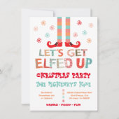 Lasst uns Weihnachts-Feierabend aufgeben Einladung (Vorderseite)