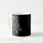 Lasst uns Weihnachts-Funny-Design bekommen Kaffeetasse (Vorderseite Links)