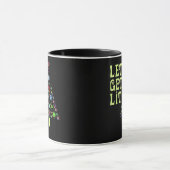 Lasst uns Weihnachts-Funny-Design bekommen Tasse (Zentrum)