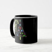 Lasst uns Weihnachts-Funny-Design bekommen Tasse (Vorderseite Links)