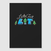 Lasst uns Weihnachts-Klassiker erleben Magnetkarte (Vorderseite)