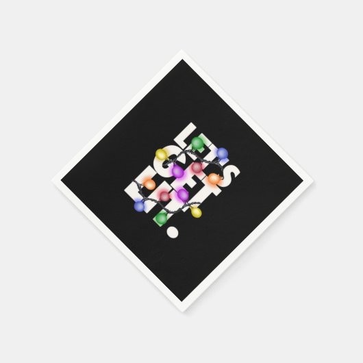 Lasst uns Weihnachts-Outfit Classic holen Serviette (Ecke)